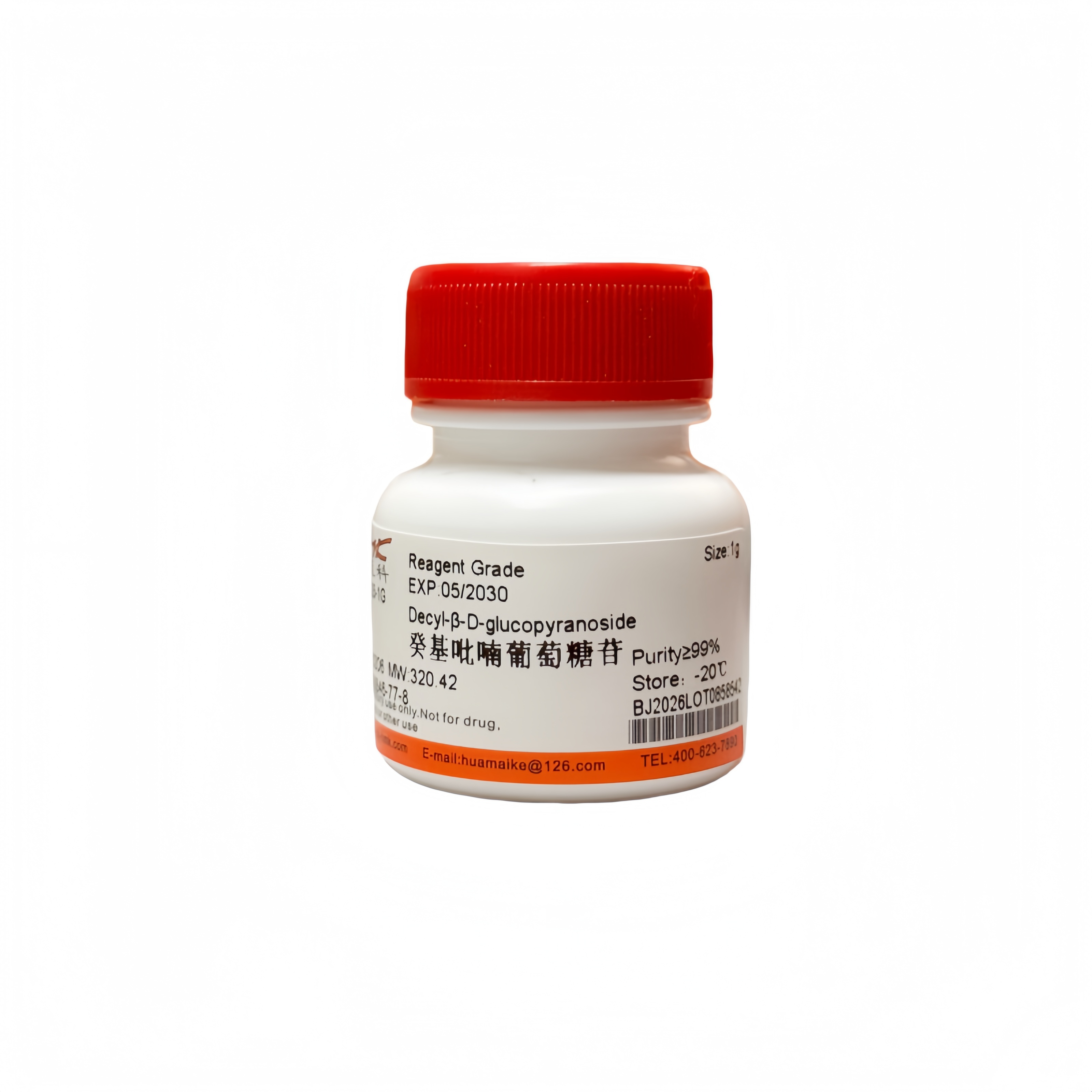 癸基吡喃葡萄糖苷（99%，试剂级）